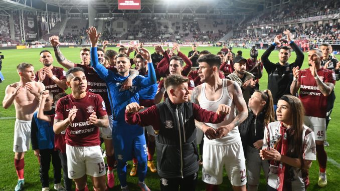 FOTBAL:RAPID BUCURESTI-CFR CLUJ, PLAY OFF SUPERLIGA SUPERBET (1.05.2023)